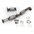 Catalytic Converter Front & Rear Compatible with Buick Verano Regal 2.4L 2012-2015, 2 Pcs Replacement Direct Fit