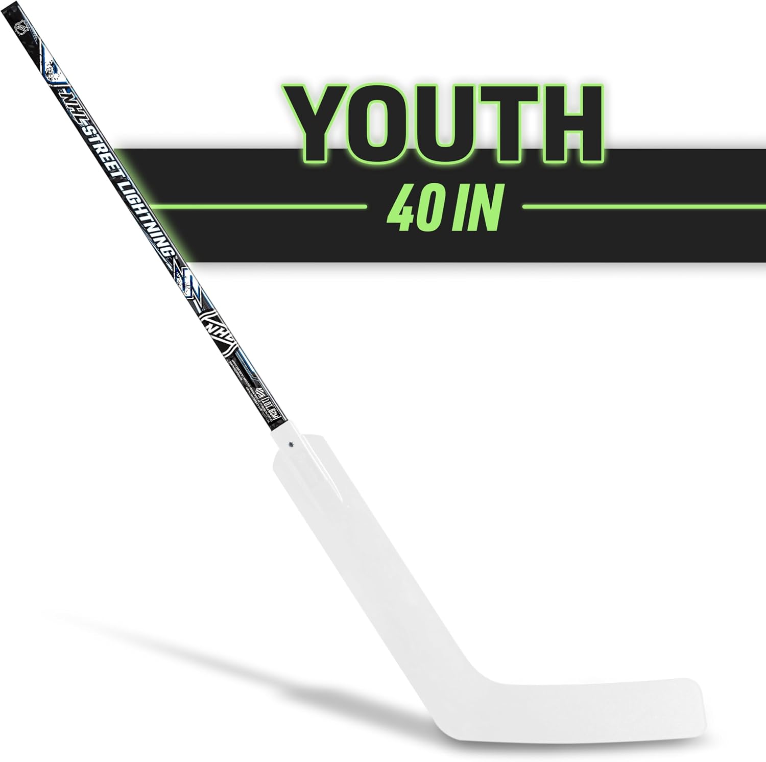 Franklin Sports NHL Kids Beginner Street Hockey + Goalie Sticks - Youth + Junior Hockey Sticks - Left + Right Handed