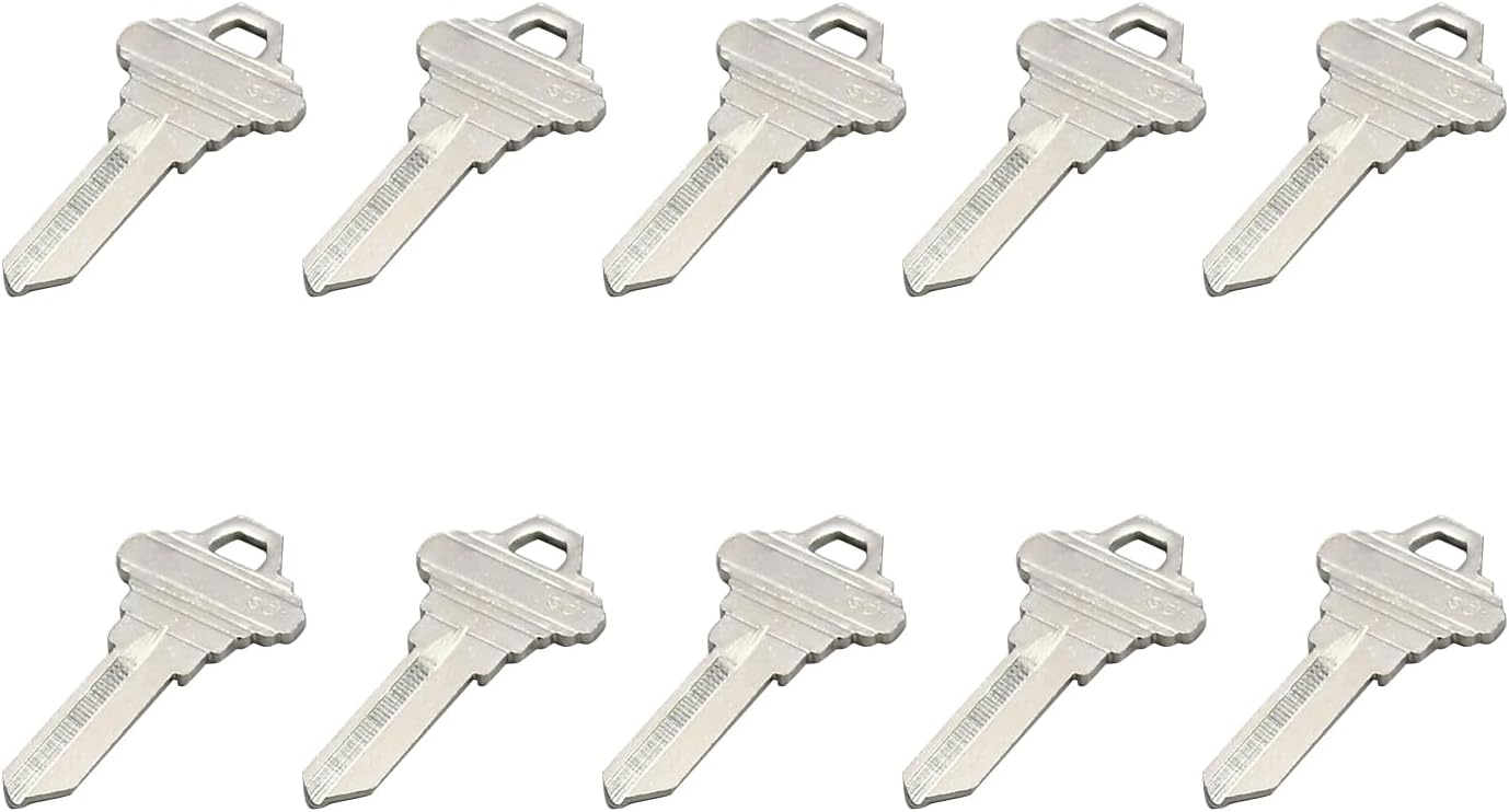 Brass SC1 Key Blanks Uncut Keys Compatible with Schlage 5-Pin Locks Value SC1 Uncut Blank Keys for Home and