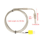 Chazcool K Type Thermocouple, Mini Temperature Detector EGT Sensor