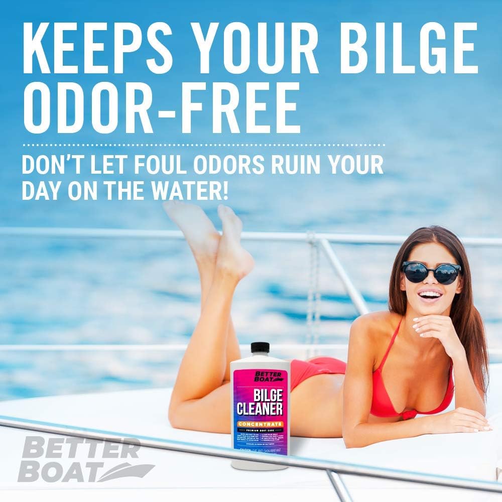 Premium Boat Bilge Cleaner, Marine Concentrate for Heavy Duty Cleaning