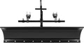 60 In Universal Black Snow Plow Blade Compatible with 5ft Wide Zero Turn Mowers Snow Plow Powder Coated Adjustable