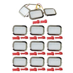Choice W11683244 Refrigerator Frosted LED Module Light Kit Package with Chrome Frame for Whirlpool