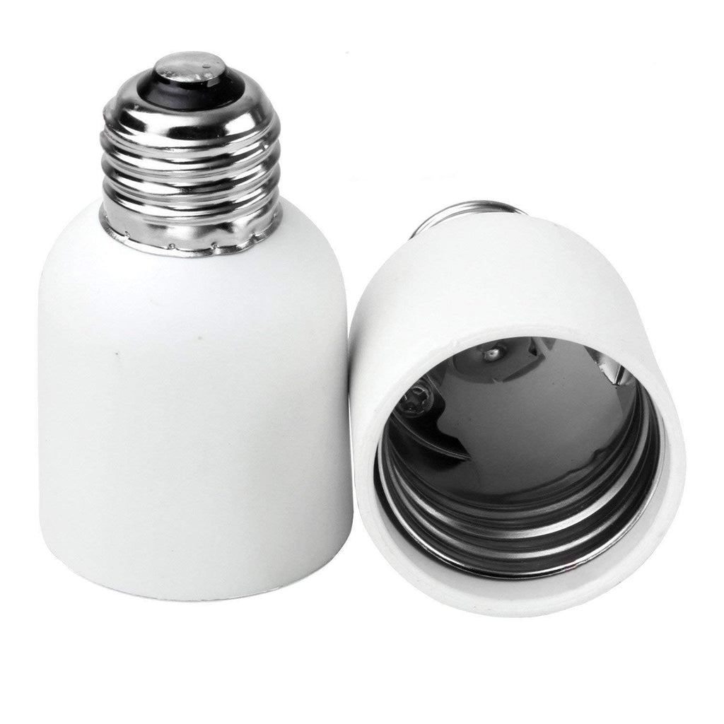 4pcs E26 to E39 Adapter,E26/E27 to E39/E40 Adapter Medium(E26/E27) to Mogul (E39/E40) Light Bulb Lamp Socket