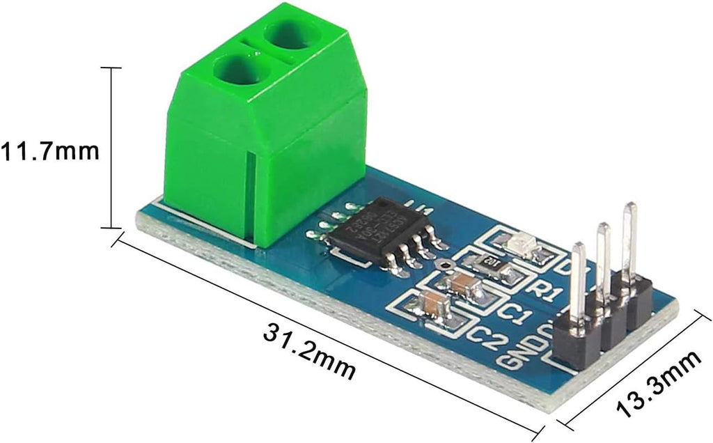 3PCS 30A Range Current Sensor ACS712 Module AC/DC for Arduino (30A)