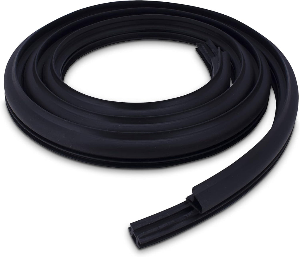 Whole Parts Upgraded Black Dishwasher Door Gasket Part# WP99003337