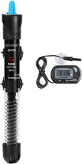 Aquarium Heater, 100W Fish Tank Heater, Adjustable Submersible Water Thermostat with Digital Thermometer