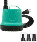 220GPH Submersible Water Pump, 25W Quiet Aquarium Pump