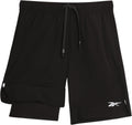 Boys Althletic Basketball Shorts with Compression Liner 1 or 2 Pack | Performance Gym Shorts for Boys - Ventilated