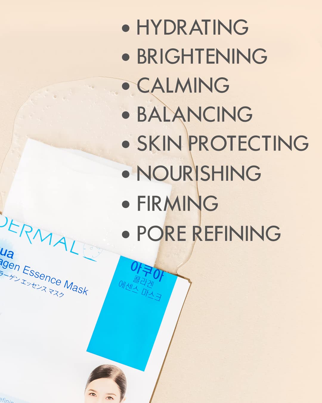 48 Korean Essence Sheet Mask Variety Pack, 24 Formulas x 2 Each