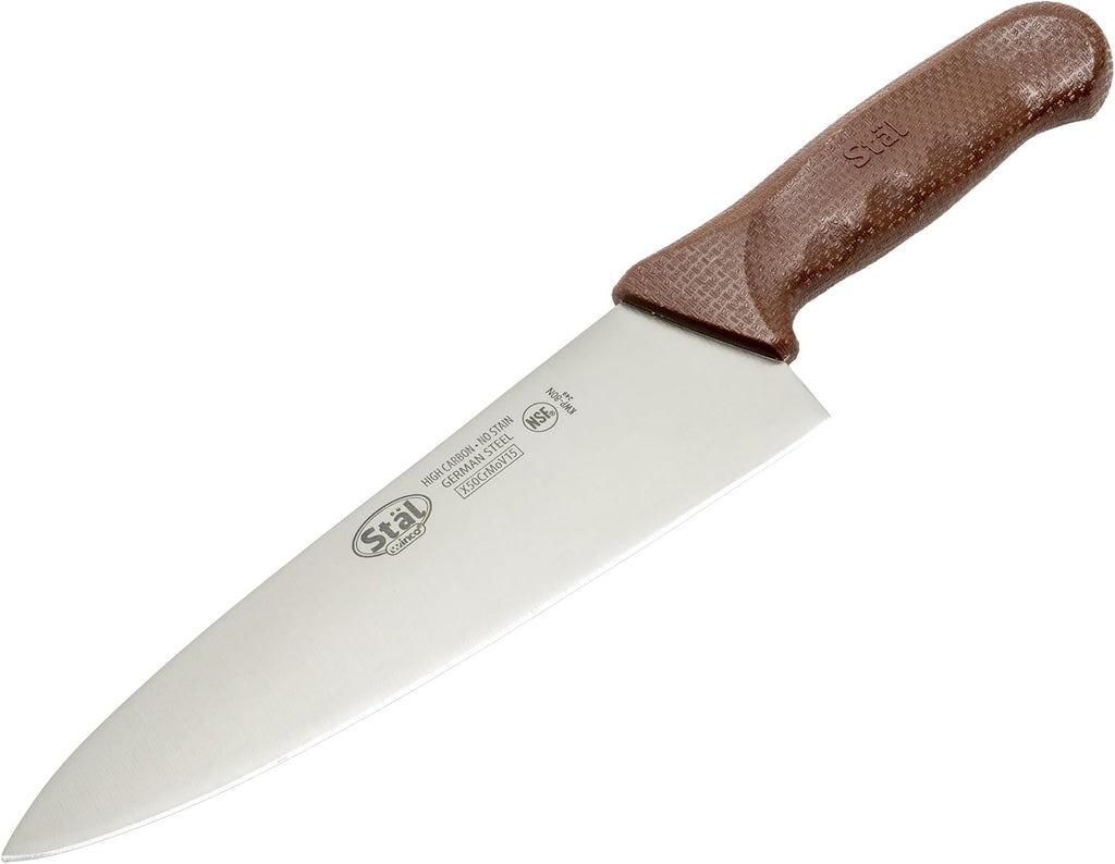 8" Brown Chef's Commercial-Grade Knife