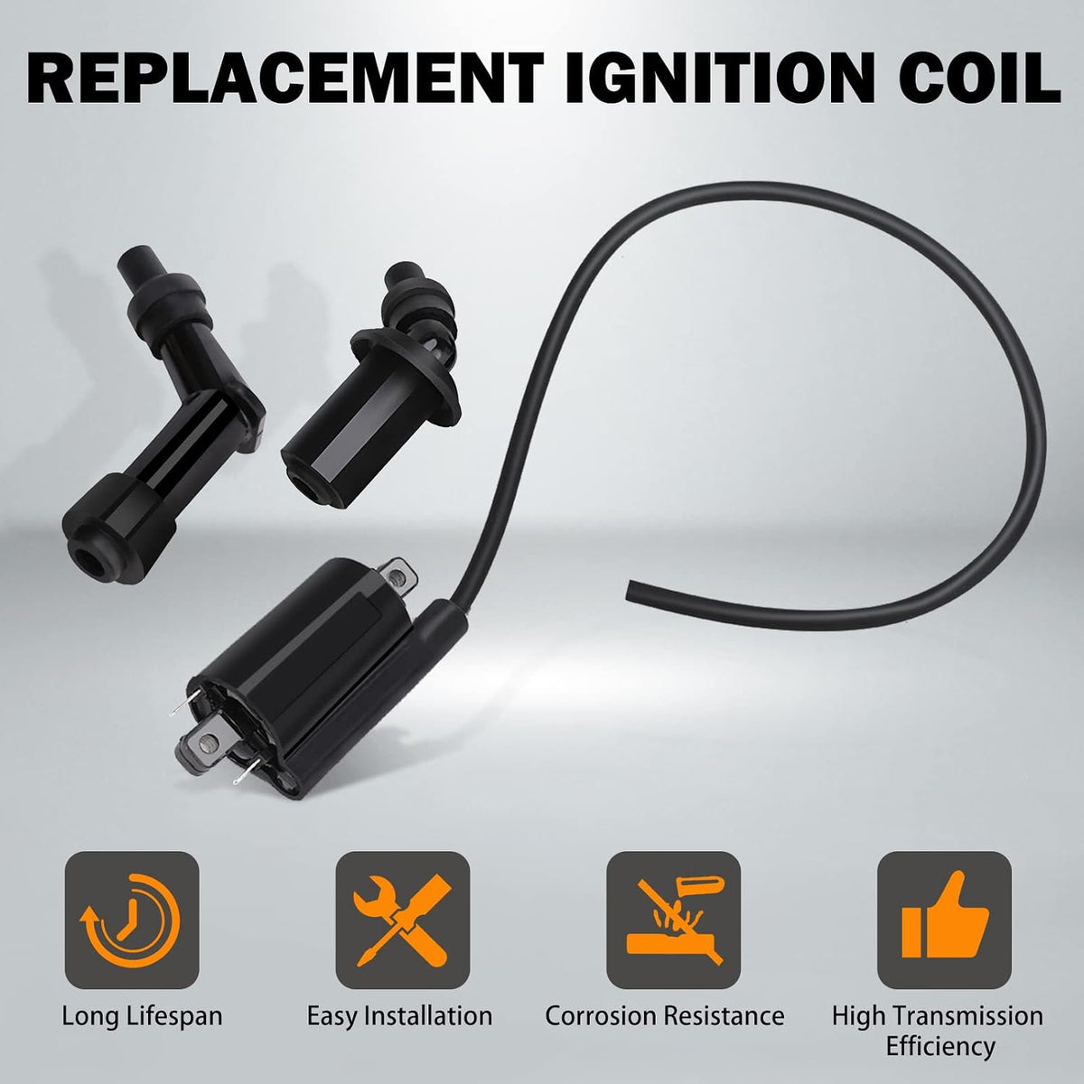 KanSmart Ignition Coil for Kawasaki Mule 3010 4010 2510 2500 2520 3000 3020