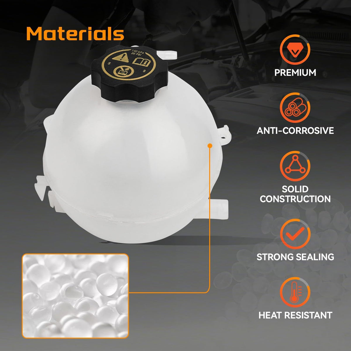 Engine Coolant Reservoir Tank for Chevy Blazer Equinox GMC Acadia