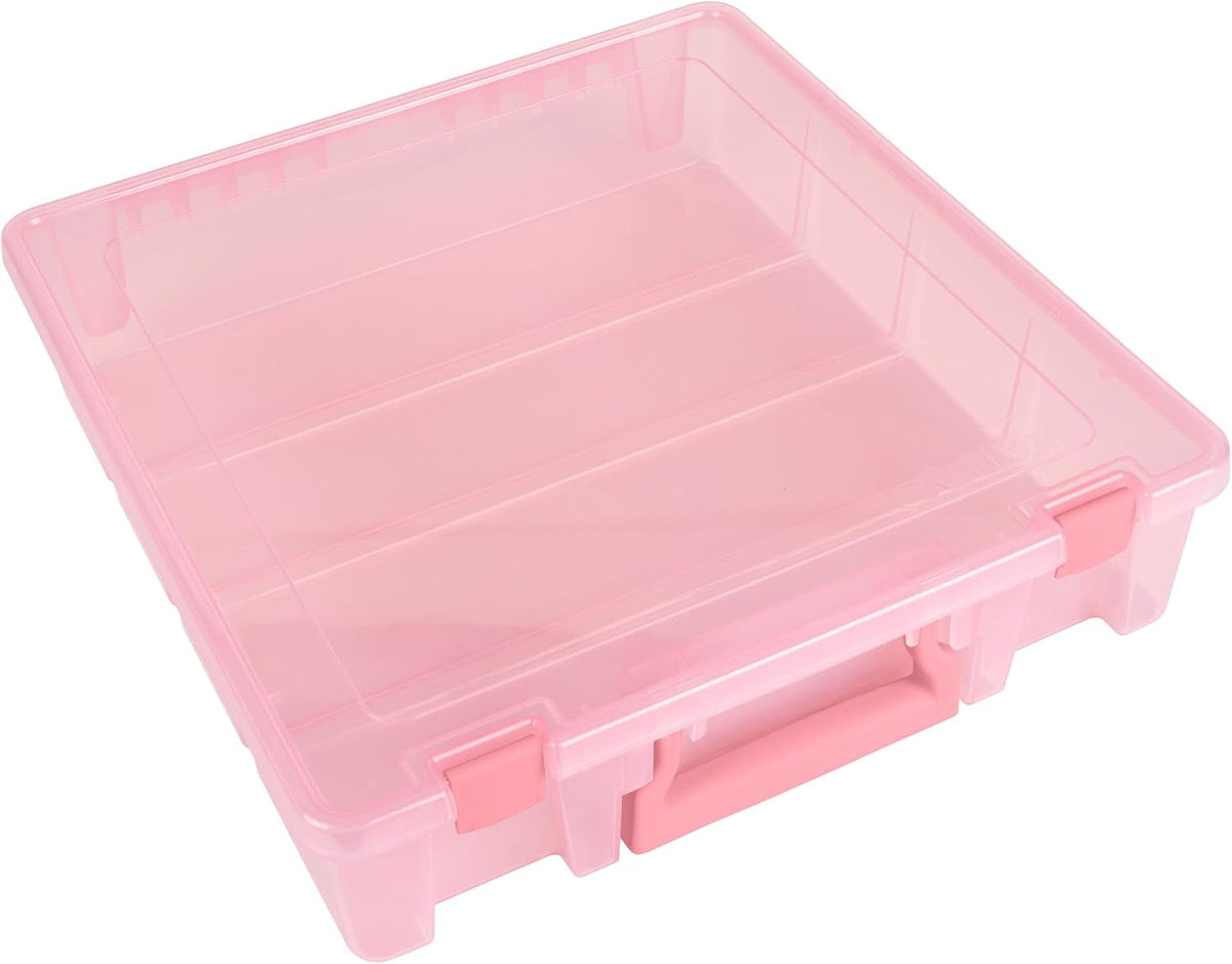 Super Satchel 1-Compartment Craft Storage Box, Aqua
