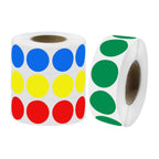1200 PCS Colored Dot Stickers 1" Circle Round Stickers for Toddlers