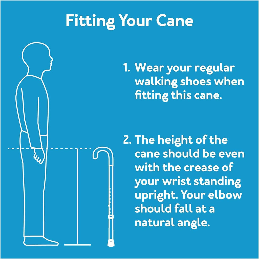 Health Brands FGA52000 Black Soft Grip Derby Cane
