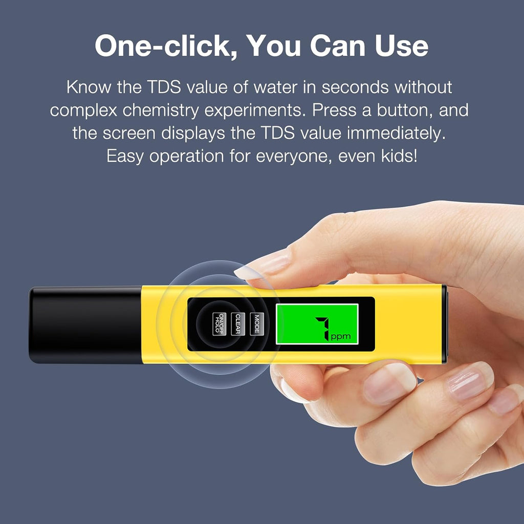 2025 All-New 4 in 1 Tds Meter Digital Water Tester - Accurate and Reliable TDS EC & Temp(°C,°F) Meter - 0-9999ppm