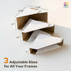Mat Board Center 120-Pack Adjustable Cardboard Corner Protectors
