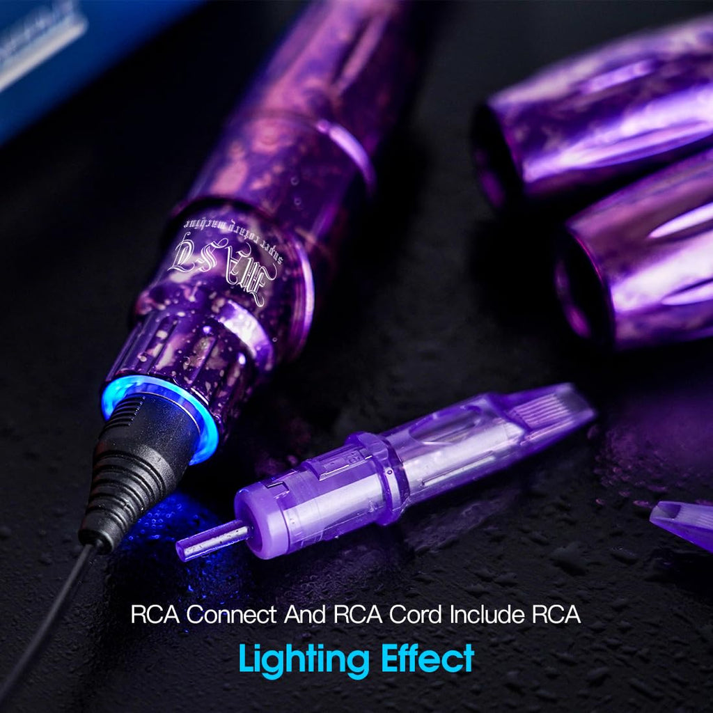 Mast Tour Tattoo Kit Tattoo Pen Kit Complete with Rotary Tattoo Machine for Beginners 20 Pro Cartridges Needles Full
