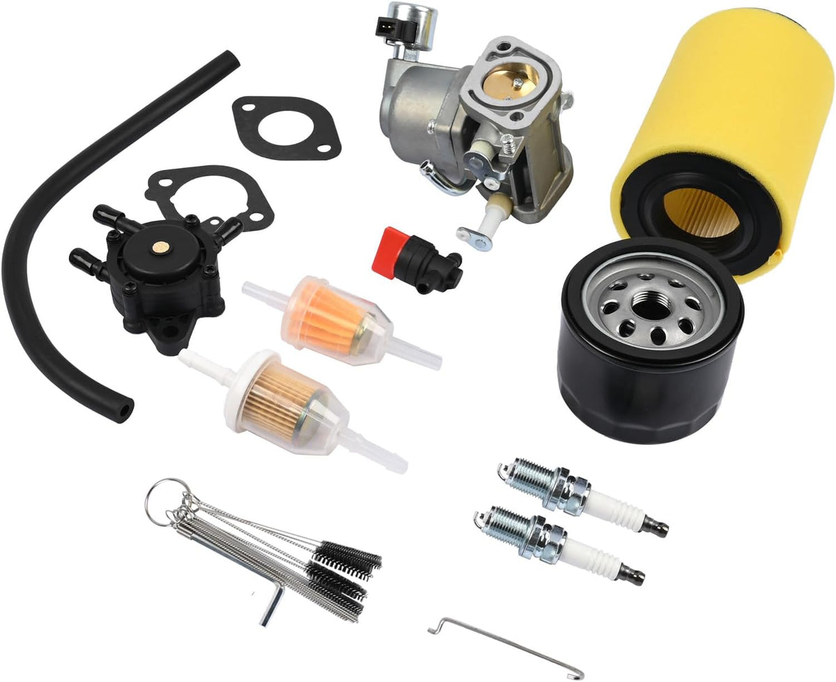 Mower Carburetor Carb Kit with Fuel Pump Compatible with John Deere Z335E Zero Turn Mower