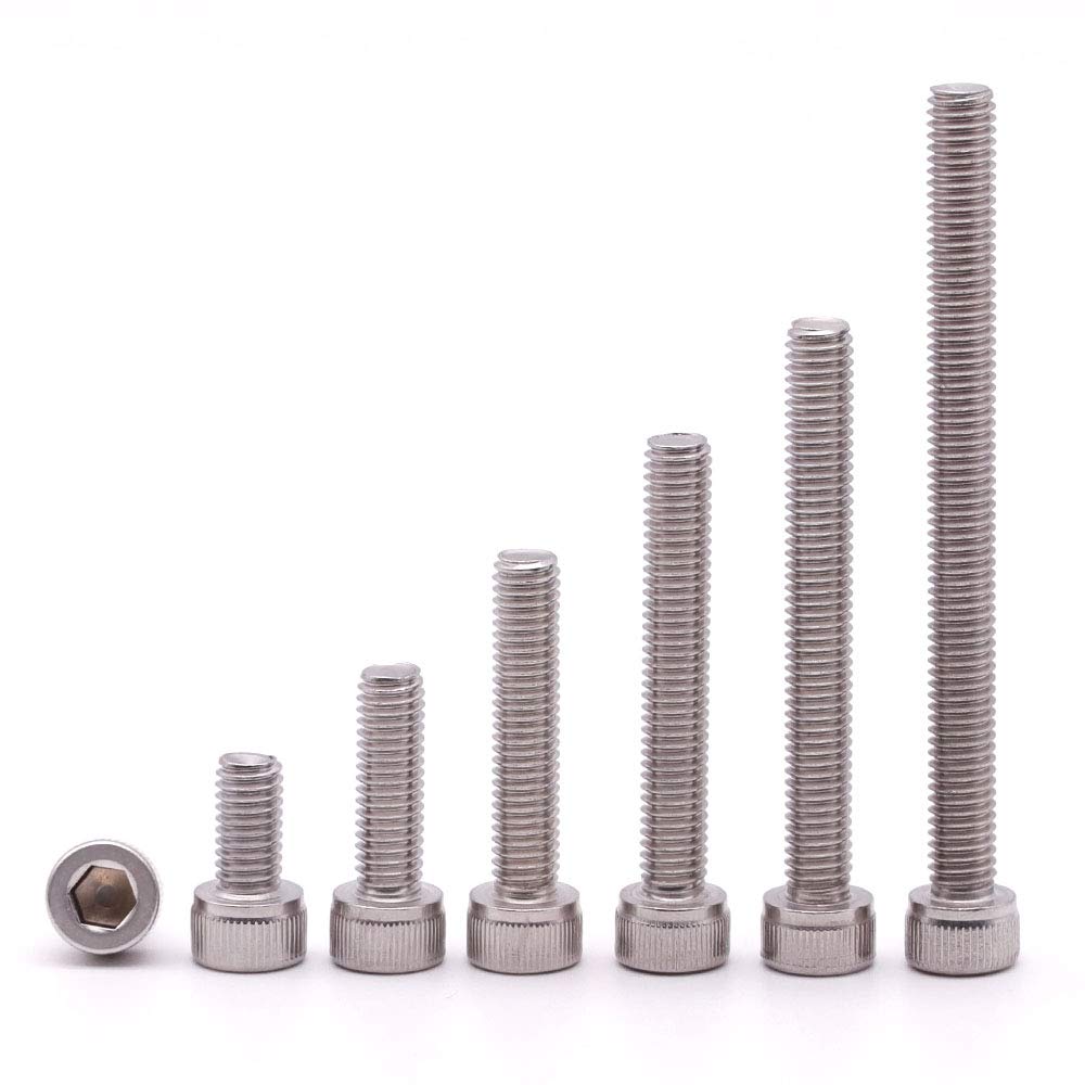 1/4"-20 x 3/4 inch Stainless Socket Head Cap Screws, 304 Stainless Steel 18-8, Allen Hex Drive, Full Thread Coverage, 30 Pack