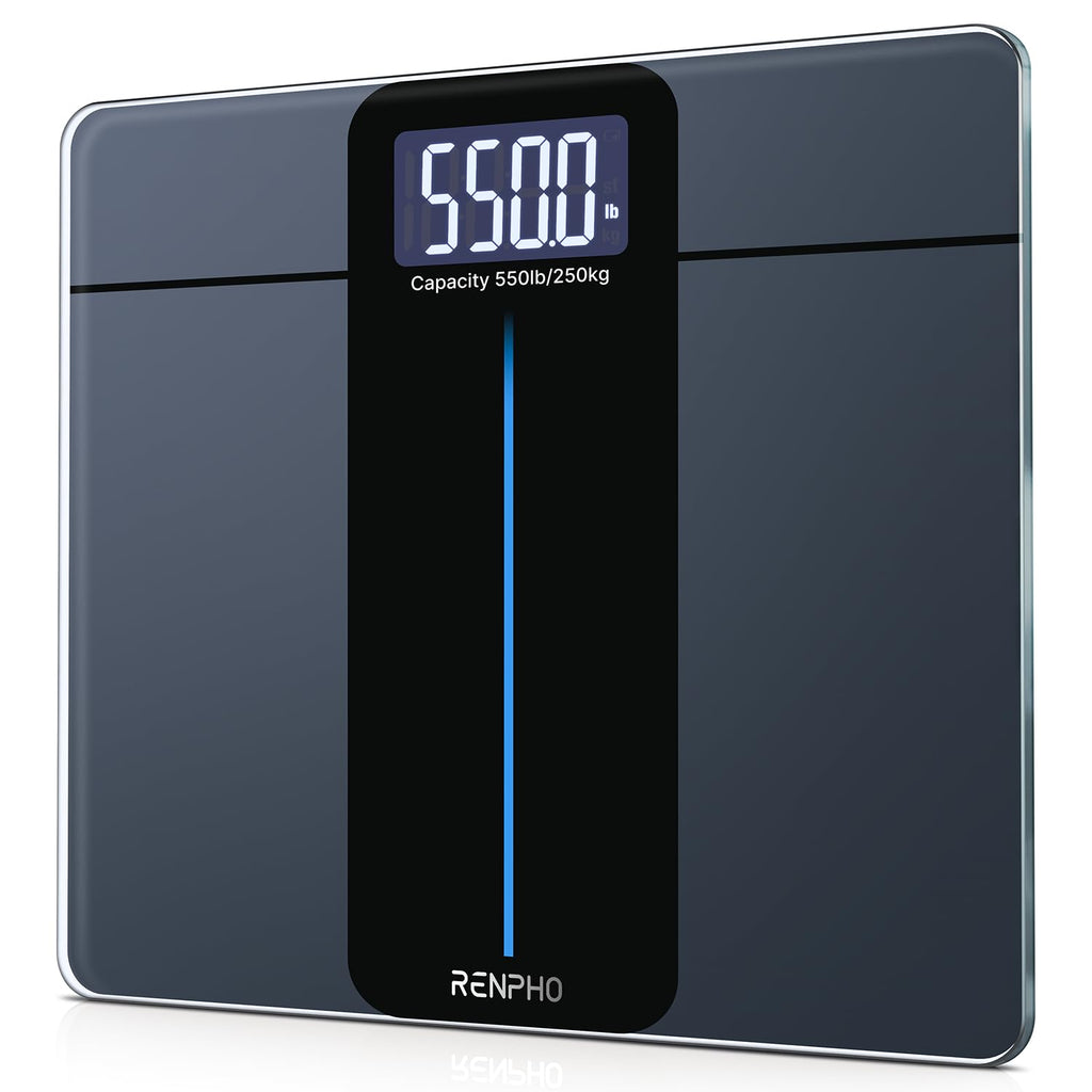 550lb Digital Scale for Body Weight, Large LED Display, Core 1L | Highly Accurate Bathroom Scale for Weight, Big