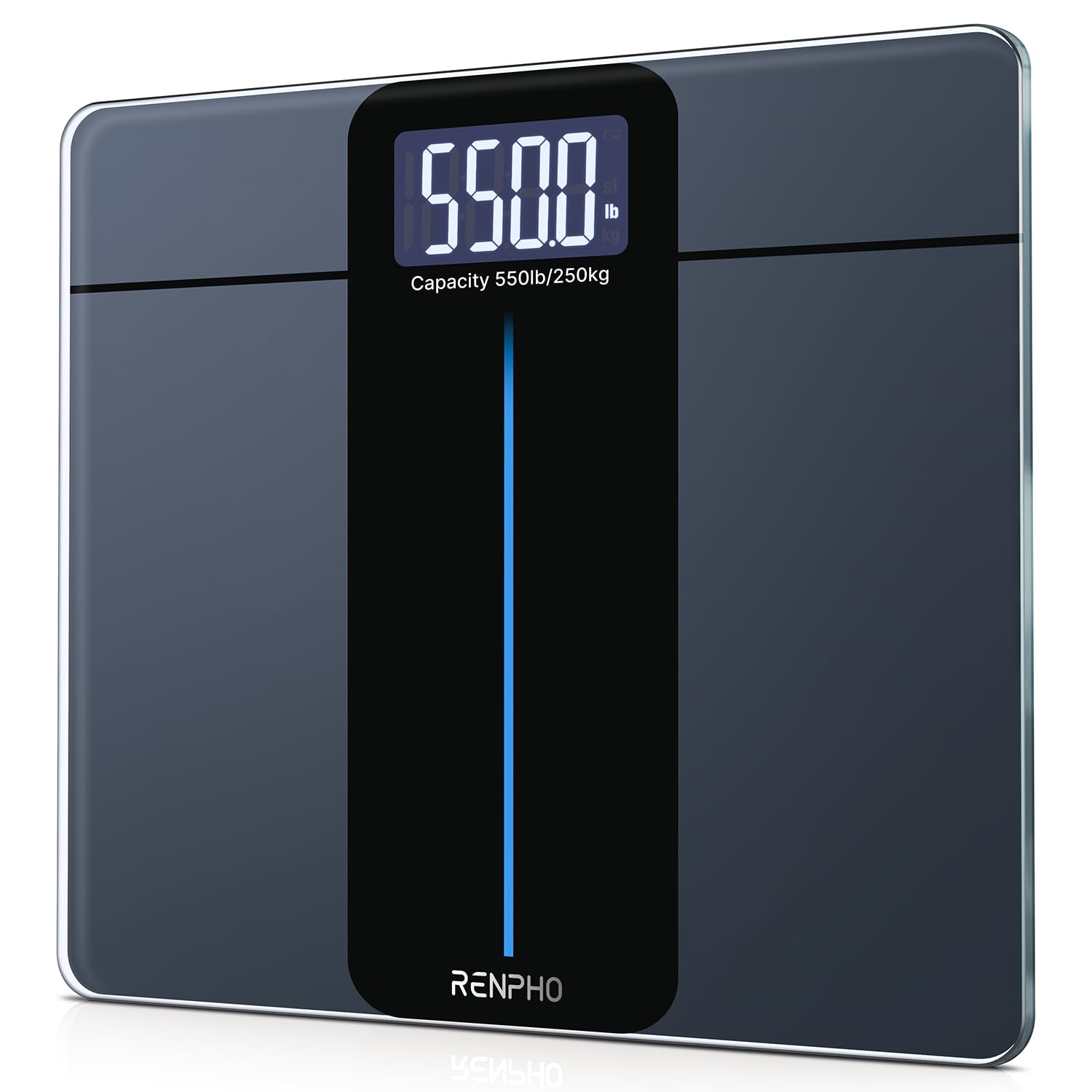 550lb Digital Scale for Body Weight, Large LED Display, Core 1L | Highly Accurate Bathroom Scale for Weight, Big