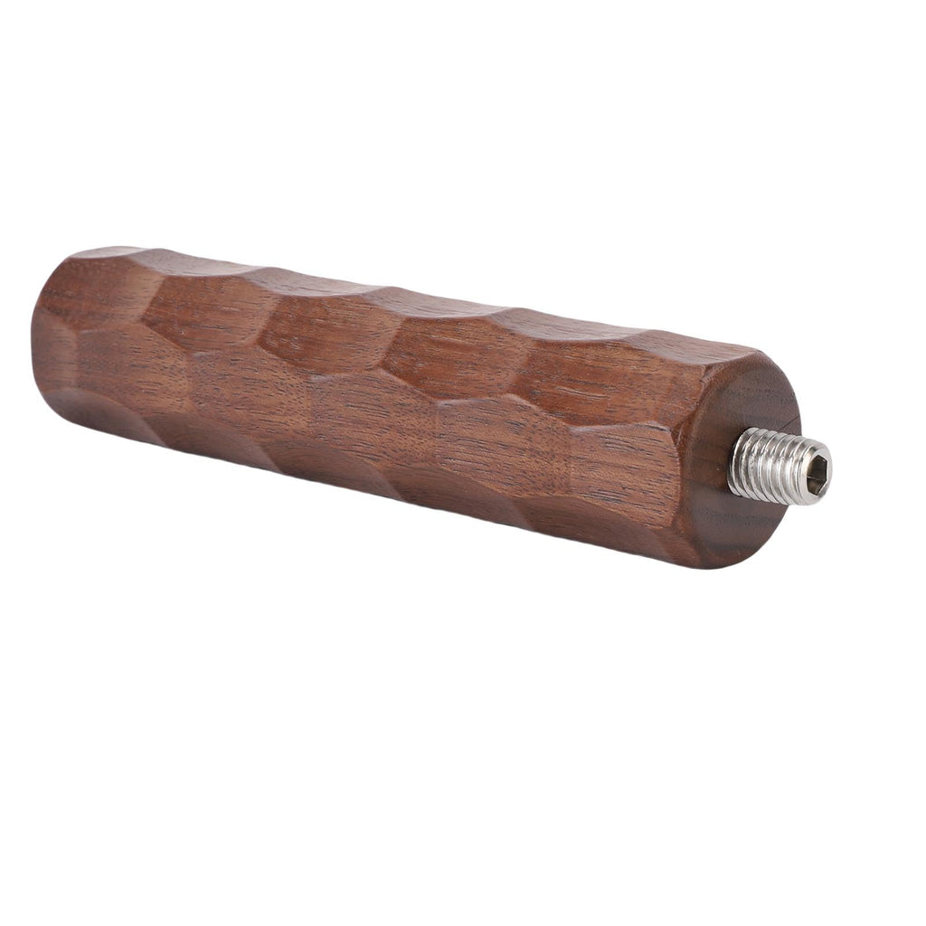 Rengue Walnut Wood Portafilter Handle, M10 Thread Replacement Accessory