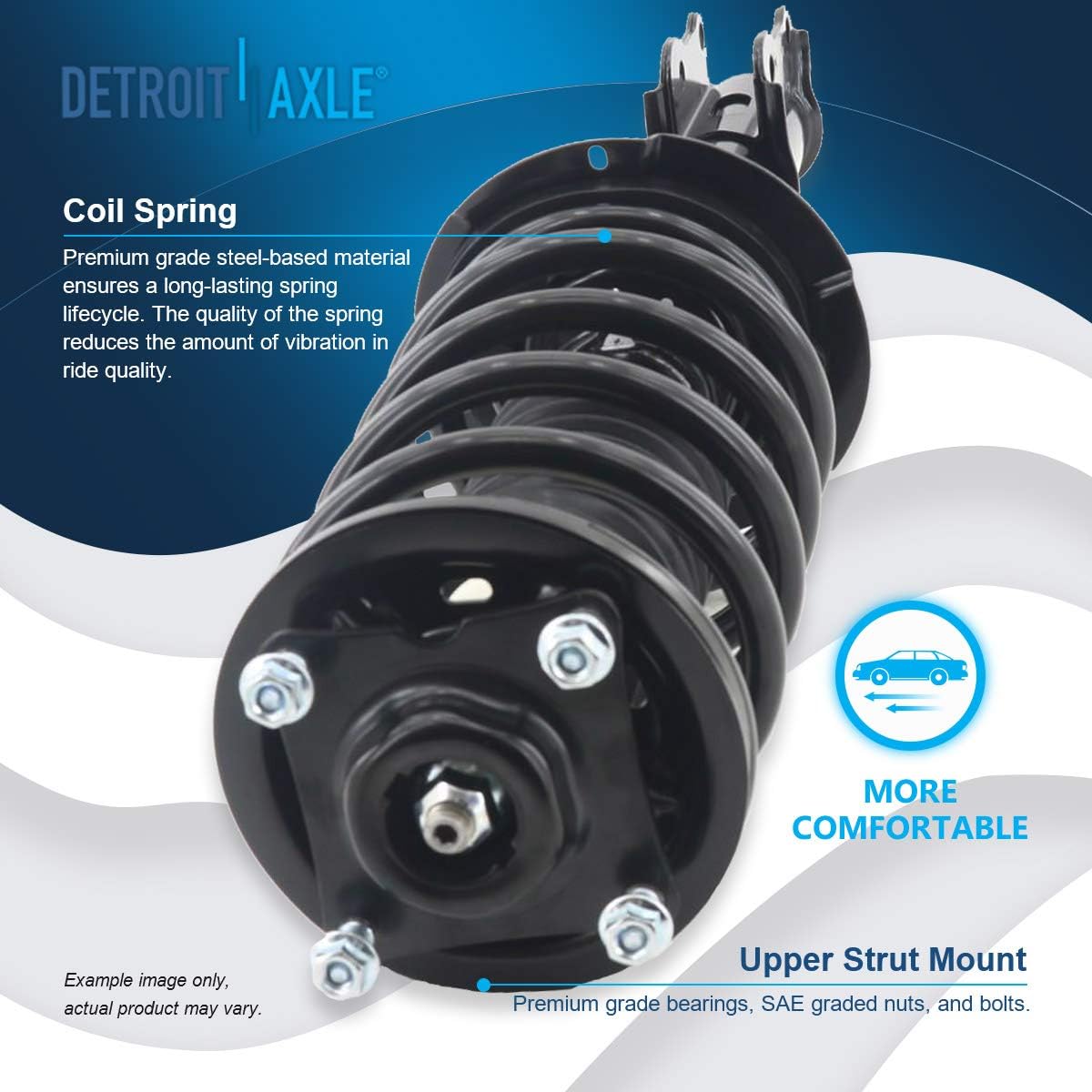 Detroit Axle - 8pc Struts Shocks Kit for 2009-2011 Ford Escape