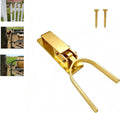 Heavy Duty Gate Latch for Farm & Ranch Gates, One Hand Automatic Spring Lock, Instant Self Locking Gate Latch for