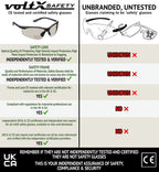 CONSTRUCTOR Mirror Bifocal Reading Safety Glasses +3.0 Dioptre