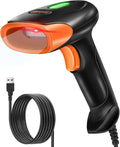 USB Barcode Scanner, 1D QR 2D Wired Handheld Bar Code Reader | Bar Code Scanners with Updated 800 X 600 Pixel CMOS &