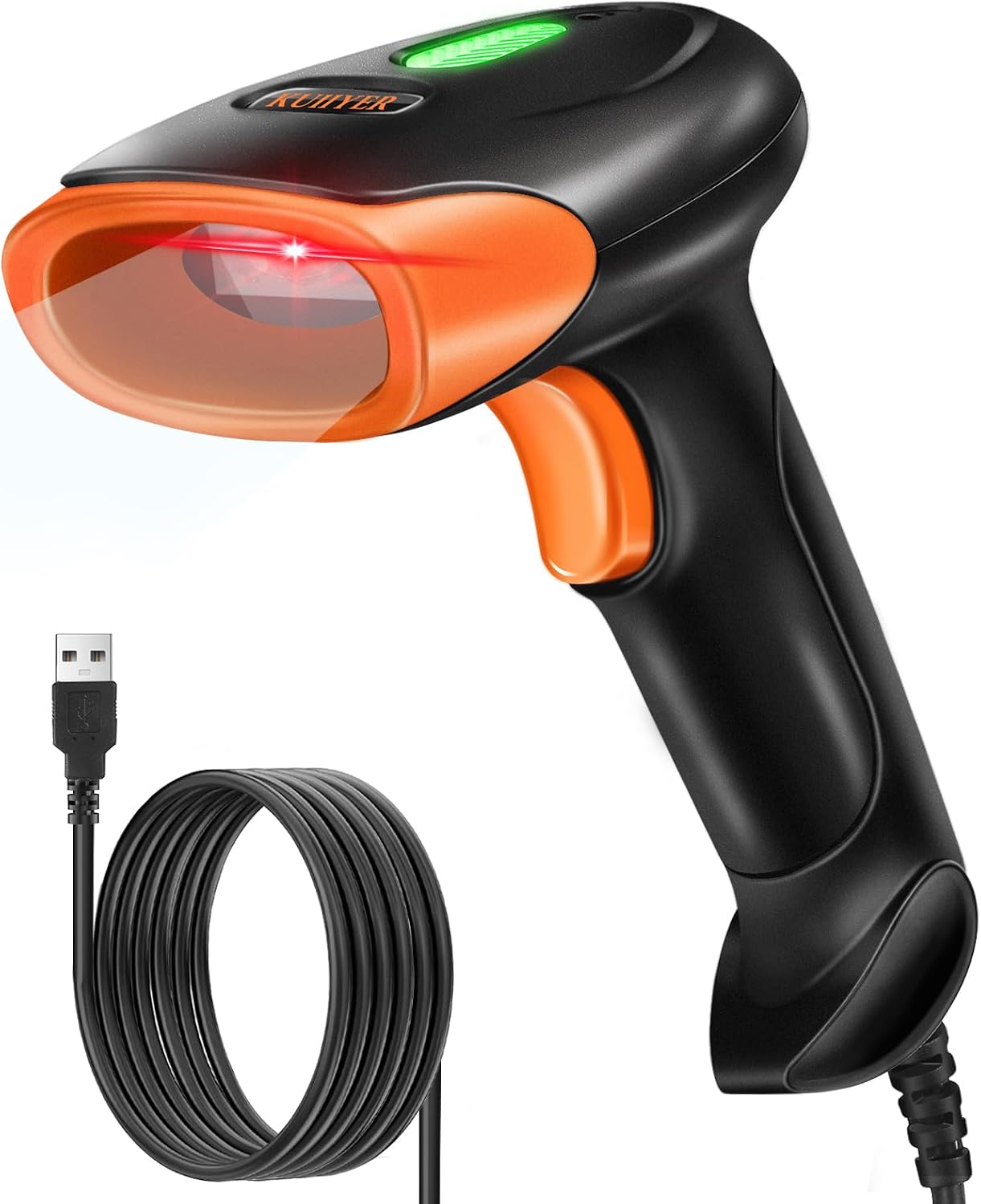 USB Barcode Scanner, 1D QR 2D Wired Handheld Bar Code Reader | Bar Code Scanners with Updated 800 X 600 Pixel CMOS &