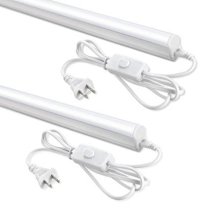 T5 LED Shop Lights 4FT, 20W 2300lm 6500K, Cabinet and Garage Light 2 Pack