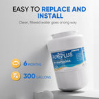 RWF0600A Refrigerator Water Filter Replacement for GE MWF, 2 Pack