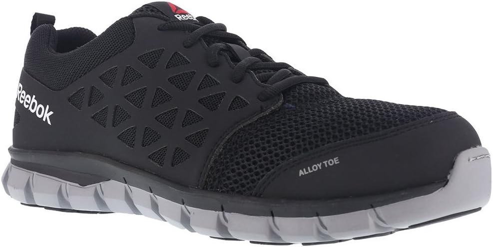 Men's Rb4041 Sublite Cushion Safety Toe Athletic Work Shoe Black