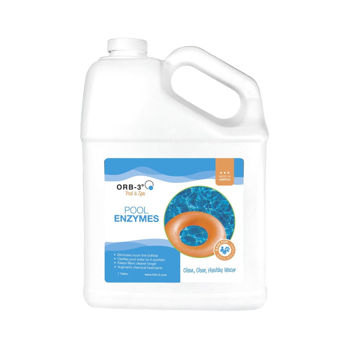 F839-000-1G Pool Enzymes Jug, 1-Gallon