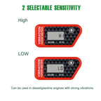 YOOREAL Vibration Hour Meter,Maintenance Hours Waterproof IP68