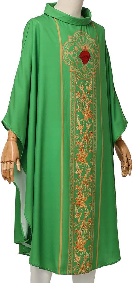 Celebrants Chasuble Mass Vestments Robe Costume