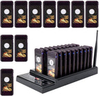 T112 Restaurant Pager, Beepers for Restaurants, 30 Buzzers