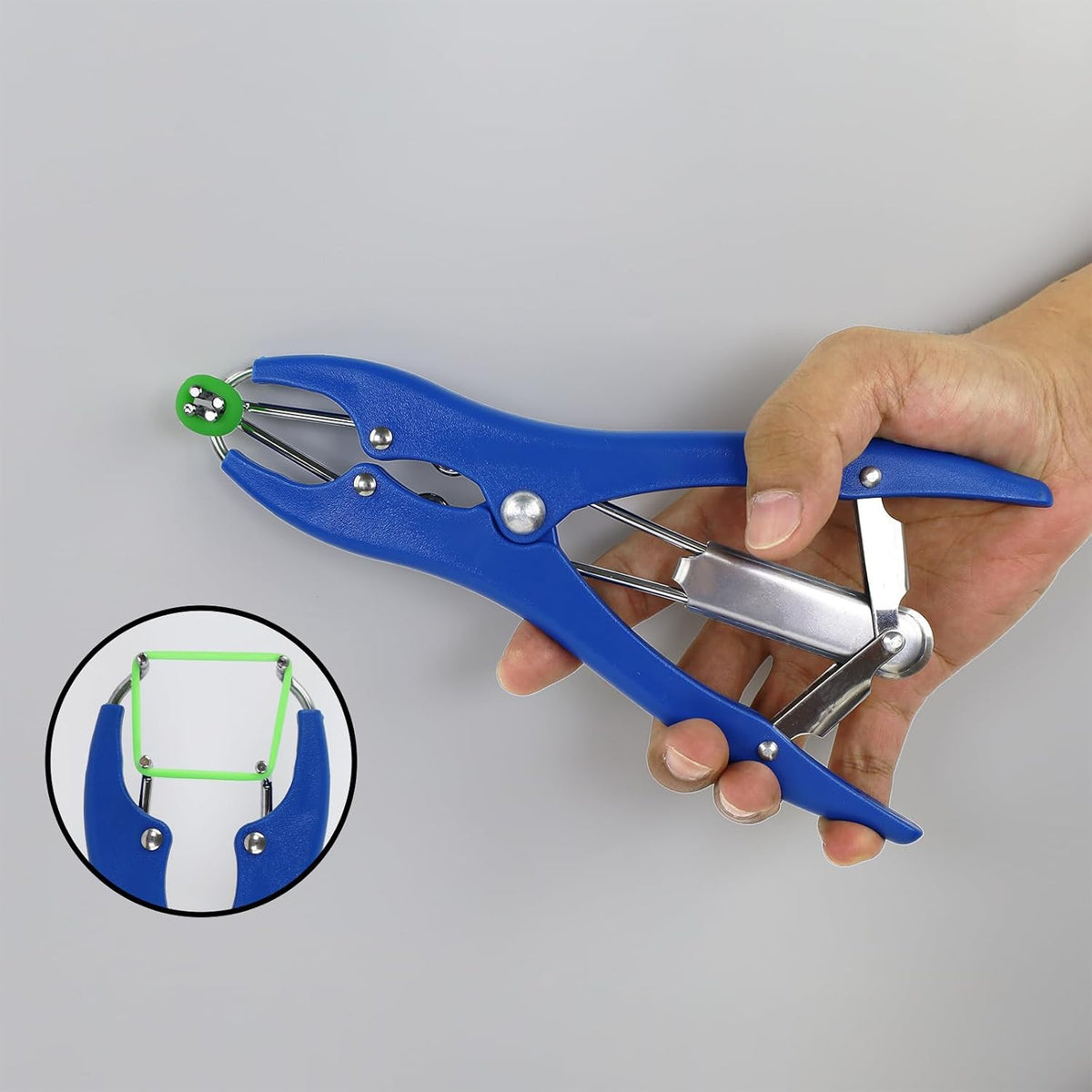 Goat Banding Kit, Calves Banding Tool, a Bander and 100pcs Bands