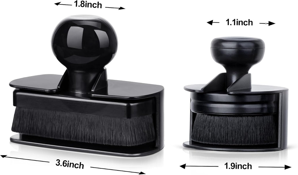 Car Tire Shine Applicator,Large Vegan Tire Shine Brush - Automotive Tire Dressing Applicator Brush with Storage Stand