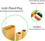3 Pairs XT30 Pigtail,XT30 Wire XT30 Plug Male and Female Connector