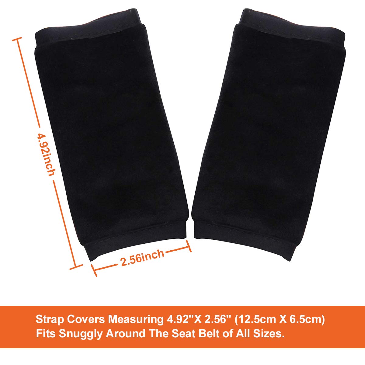 Car Seat Straps Shoulder Pads for Baby Kids, Super Soft Seat Belt Covers for All Car Seats/Pushchair/Stroller/High Chair