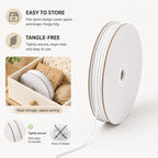 2MM White String, 328 Feet Cotton Butchers Twine for Craft & Cooking