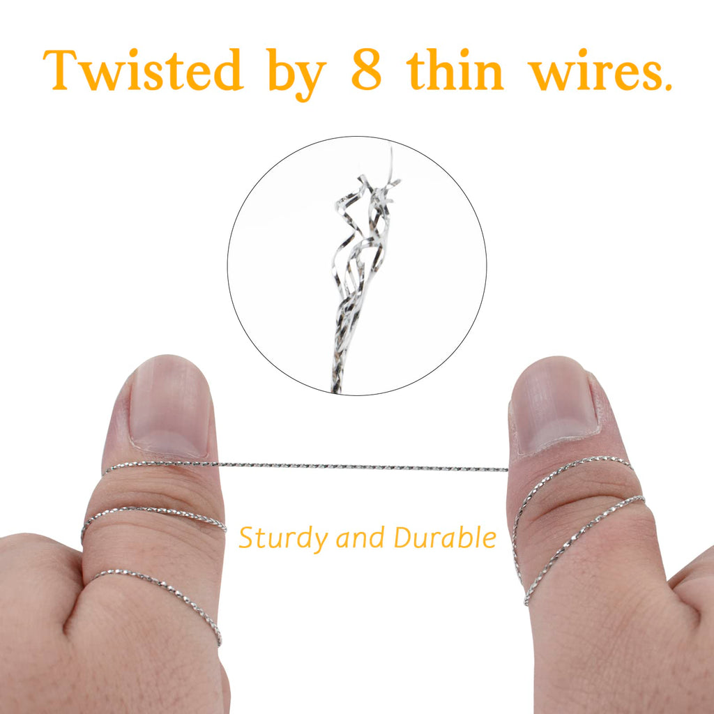 Metallic Bakers Twine, 109 Yards Gold Twine for Crafts Christmas Twine Ornament String Decorative Glitter Gold String