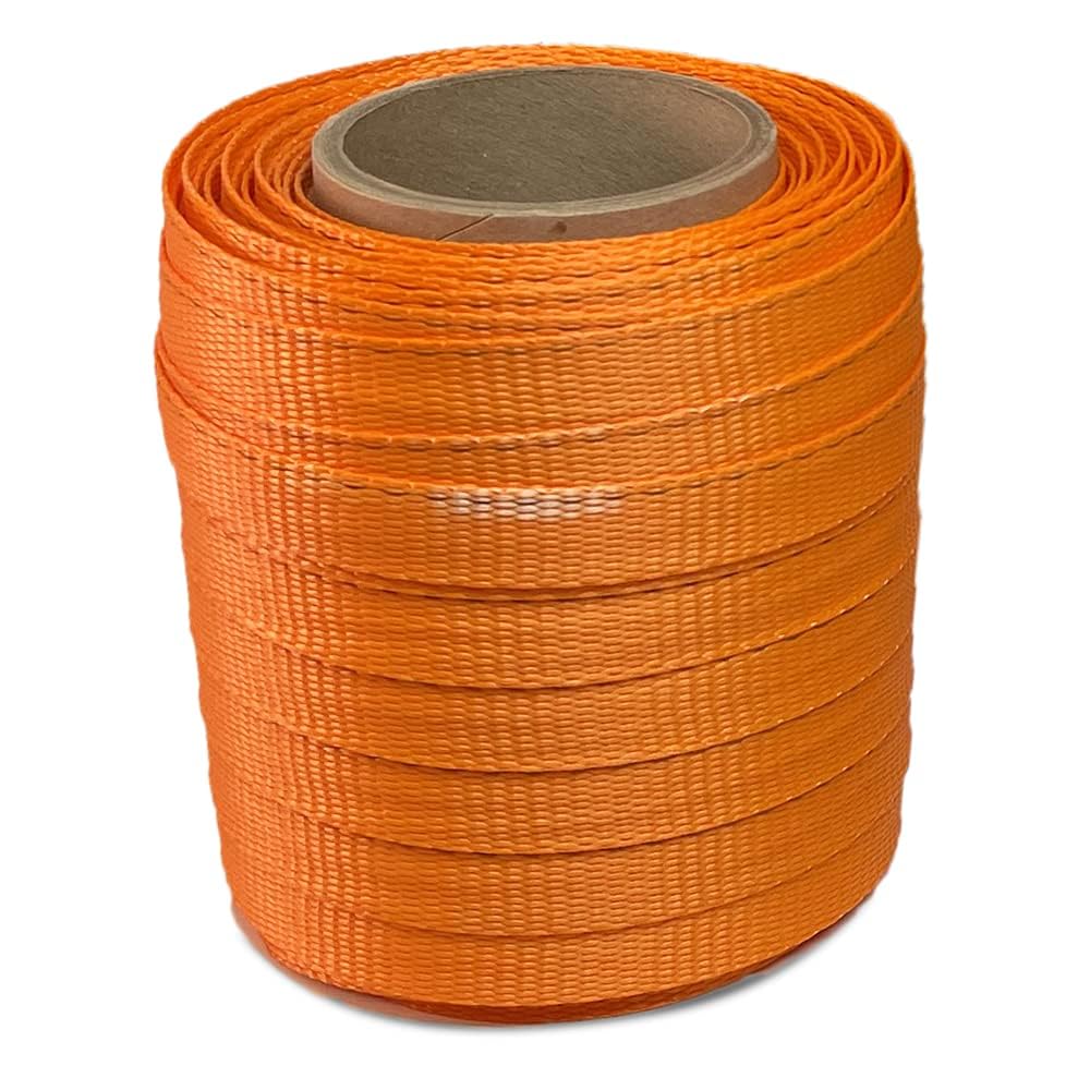 CPP 5/8" x 250' Woven Polyester Strapping Cord - 1500 lbs Break Strength, Heavy Duty Strapping - Water, UV, Corrosion