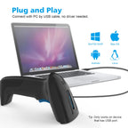 USB 2D QR Barcode Scanner Wired, Automatic Handheld Code Reader