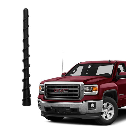 for GM Trucks 1999-2026 Short Flexible Antenna, Fits for Chevy Silverado/GMC Sierra 1500 2500 3500 Pickup Replacement