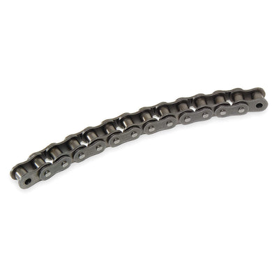 Tsubaki - 35CURB - TSUBAKI Roller Chain: Single Strand, 35, 3/8 in Pitch, Steel, 10 ft Overall Lg, Riveted Pin, Steel